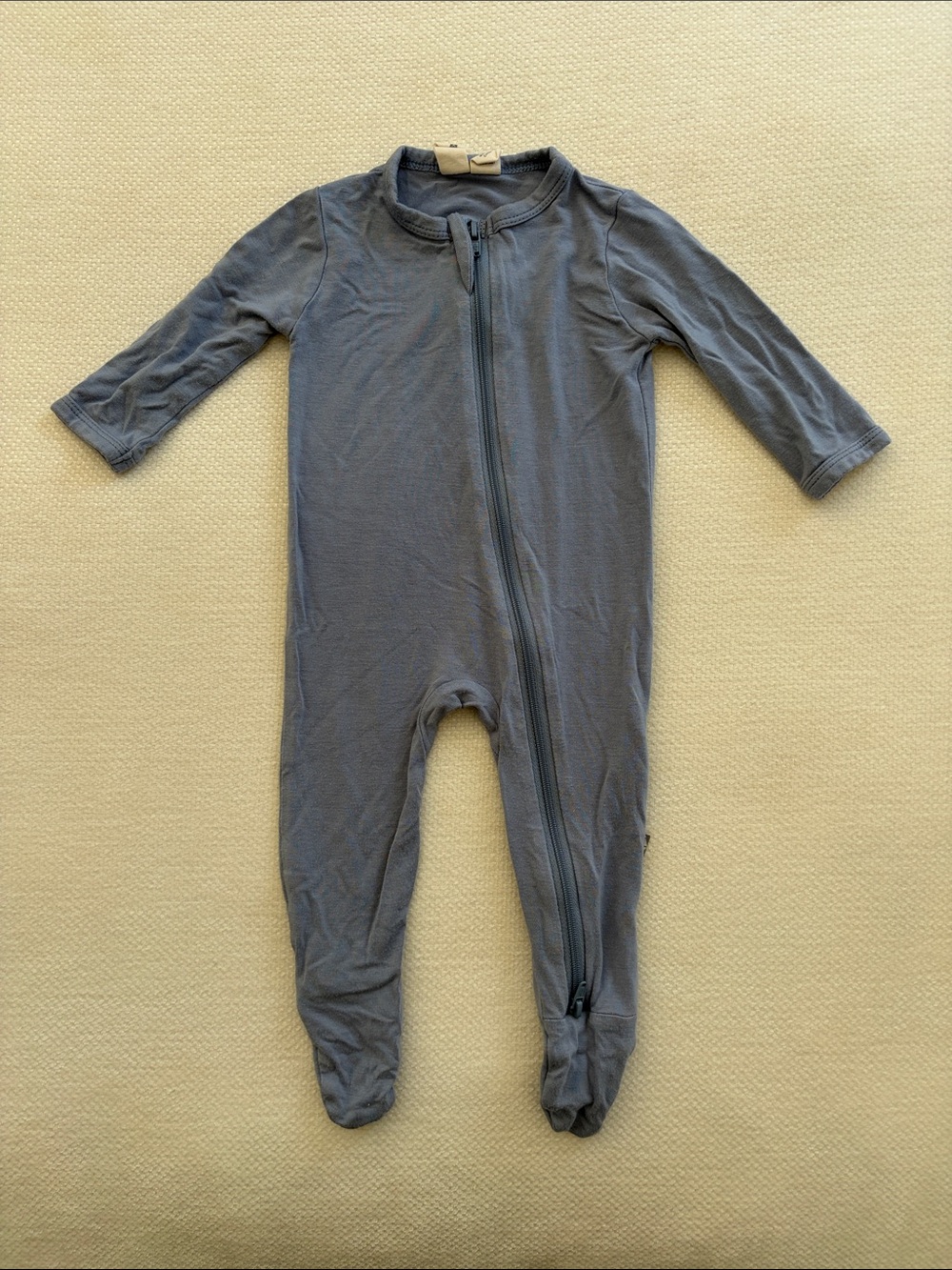 Kyte BABY Zippered Footie in Slate